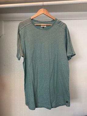 Society Men's Crew Neck Tee in Light Teal